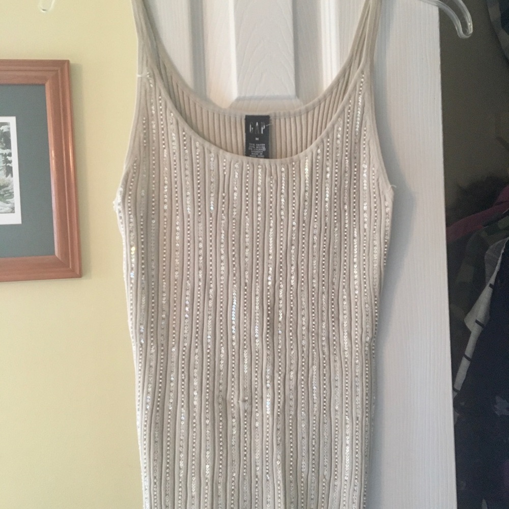 Gap beaded tank top